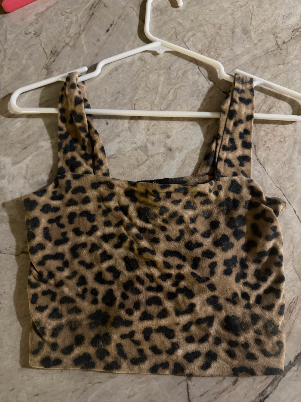 Rue21 Leopard Print Sweater Tank in Brown and Black print